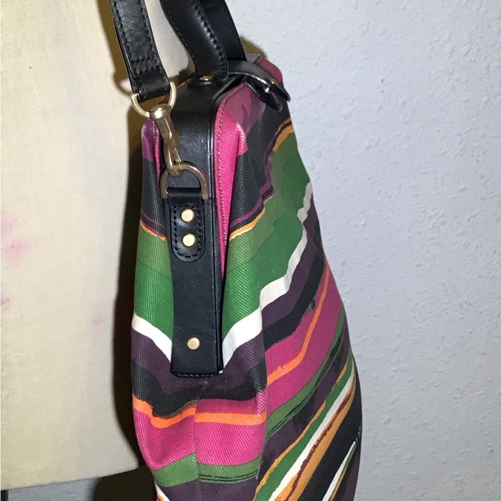 Kate Spade Saturday Sunset Stripe Bowler Satchel bag - Picture 5 of 9